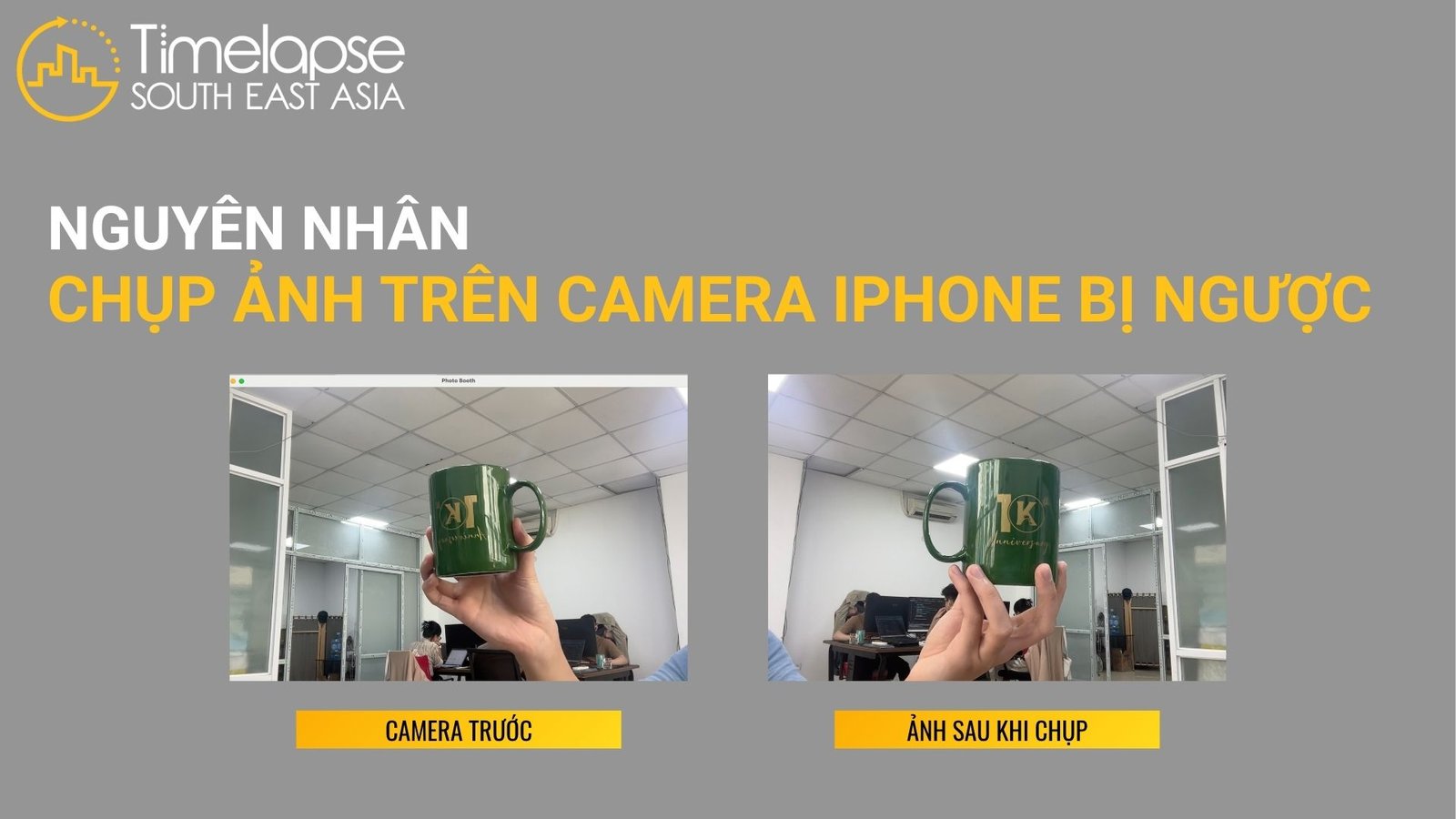 Nguyên nhân chụp ảnh trên camera iPhone bị ngược