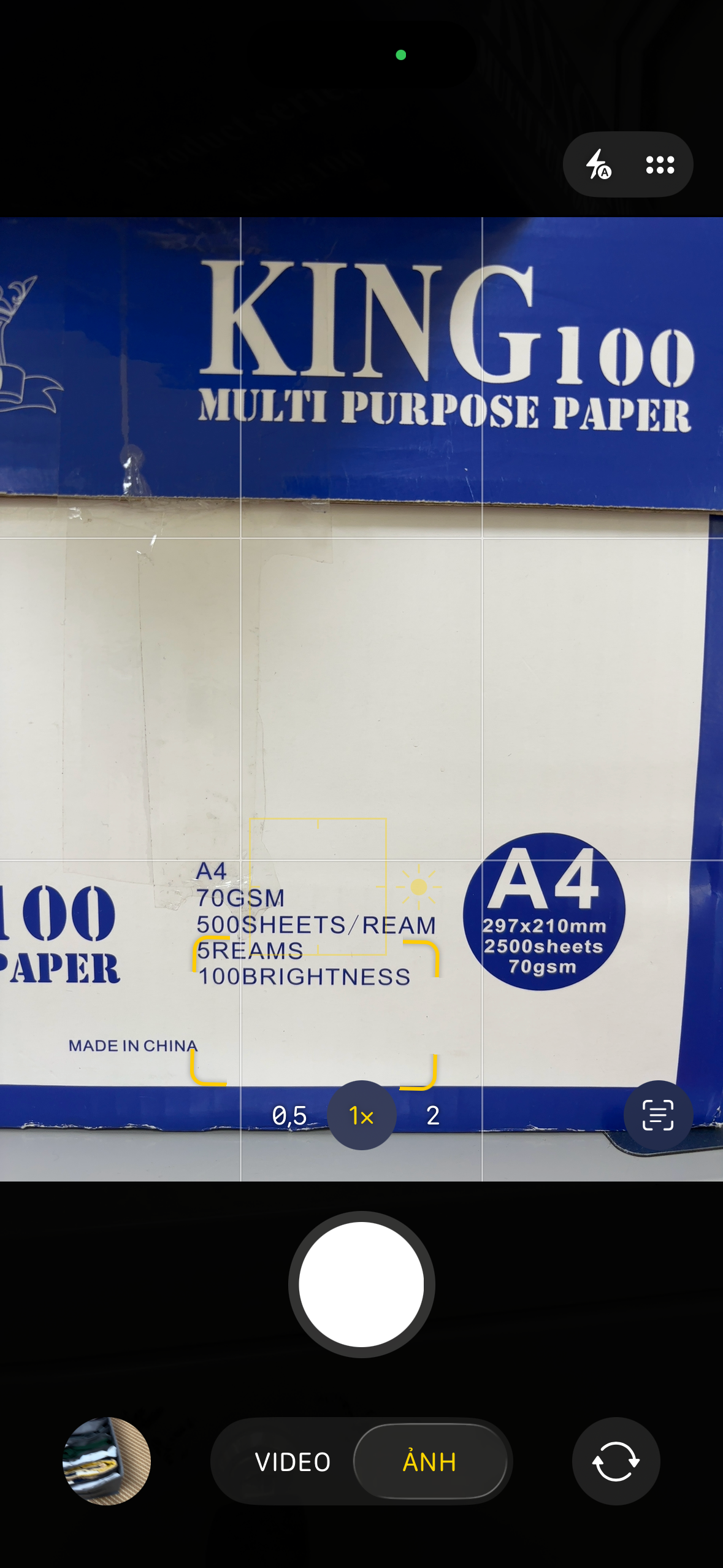 dịch bằng camera trên iphone