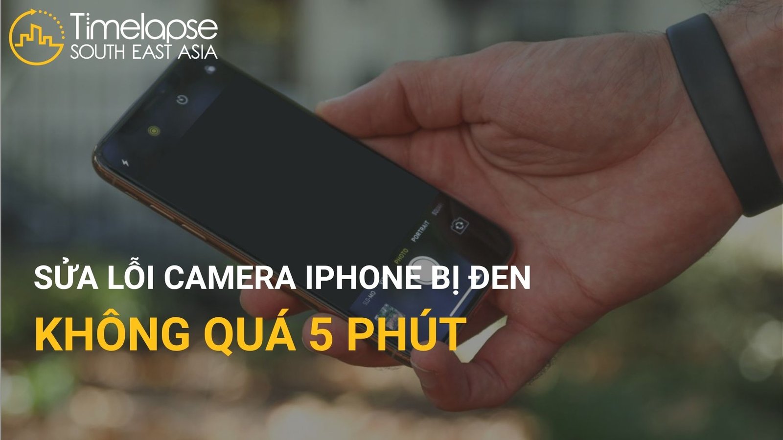 sửa lỗi camera iphone bị đen
