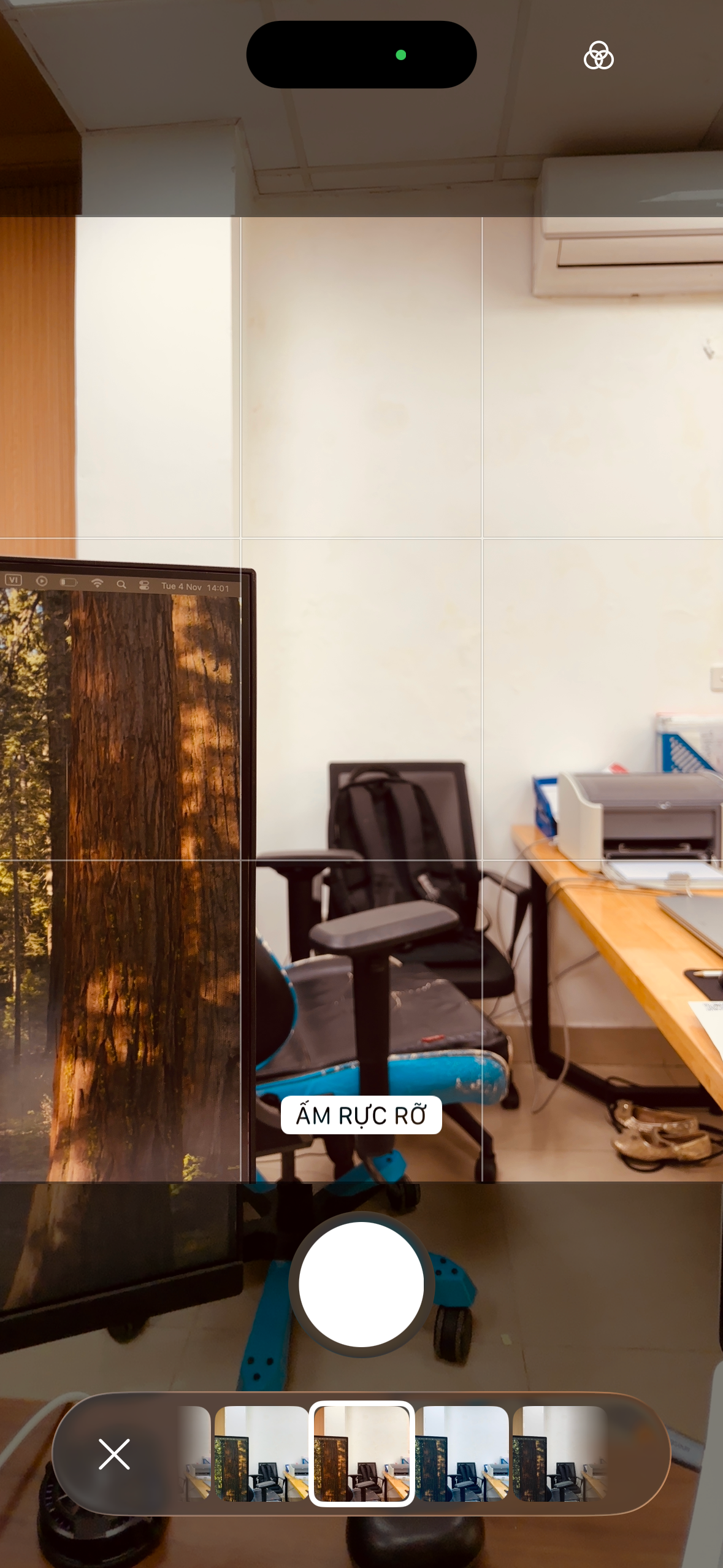 camera iPhone bị vàng