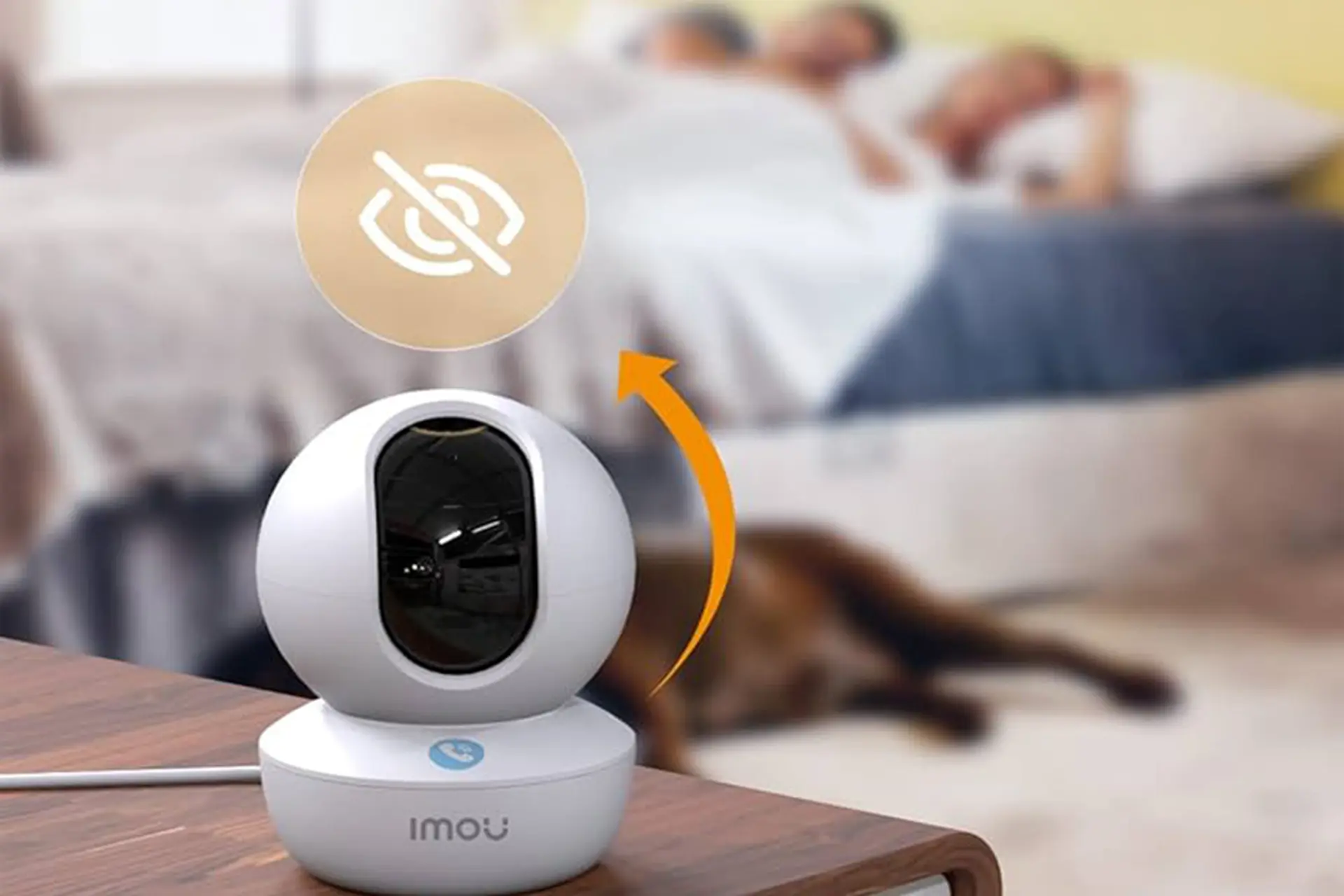 bật chế độ riêng tư trên camera gia đình
