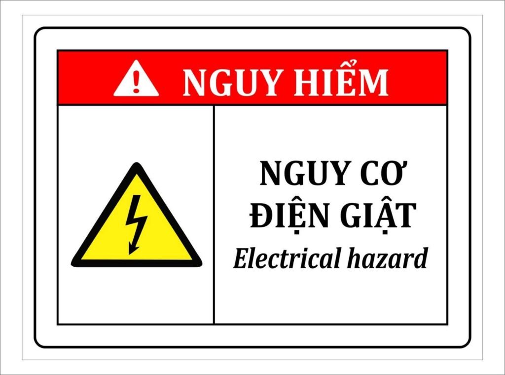 biển cảnh báo nguy hiểm công trường